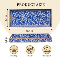 Blue Bohemian Vanity Tray