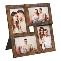 Rustic Brown Picture Frames (Set of 4)