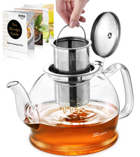 Glass Teapot with Strainer