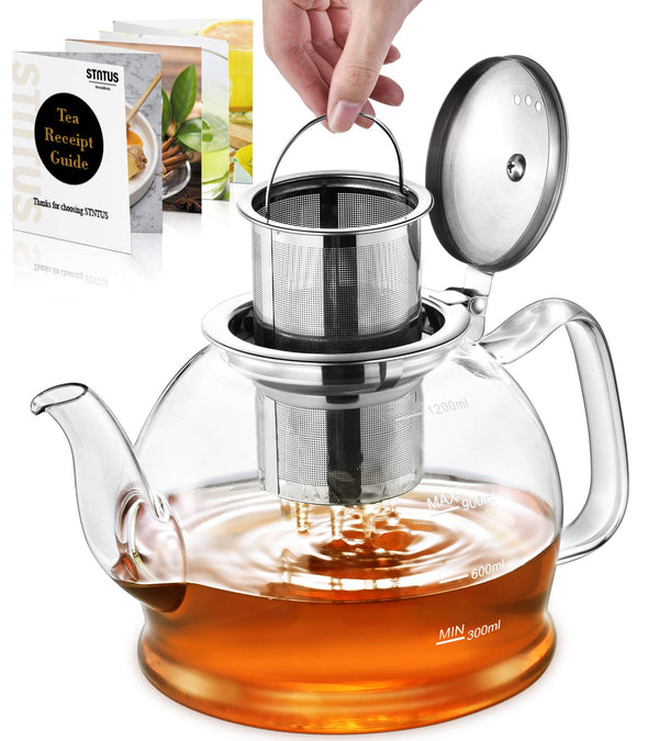 Glass Teapot with Strainer