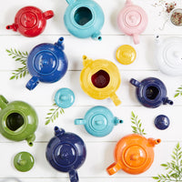 Light Blue Stoneware Teapot