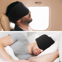 Black Cotton Sleep Mask