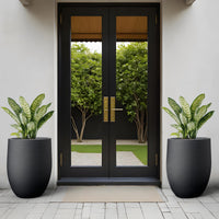 Black Bullet Concrete Planter