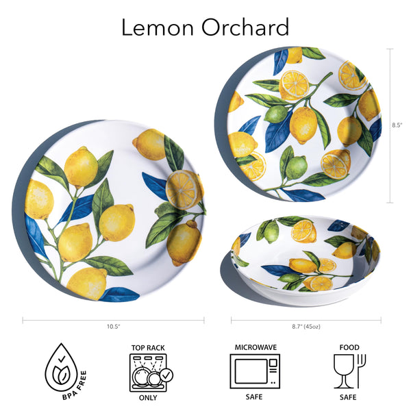 Yellow Melamine Serving Bowl