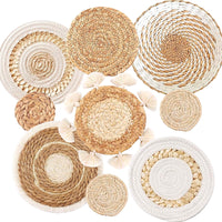 Boho Wall Baskets (Set of 9)