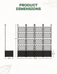 Planter Box With Trellis