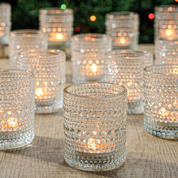 Clear Glass Votive Holder (Set of 24)