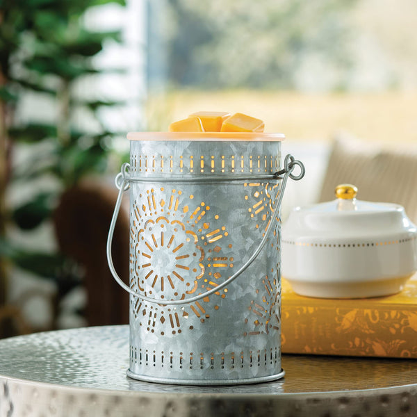 Galvanized Tin Candle Warmer