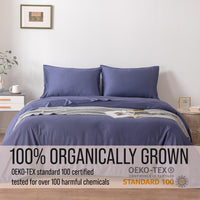 Twilight Blue Bamboo Pillowcases (Set of 2)