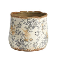 Scroll Ceramic Planter