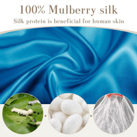 Blue Silk Sleep Mask