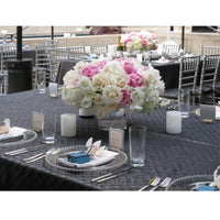 Clear Glass Candle Holders (Set of 12)