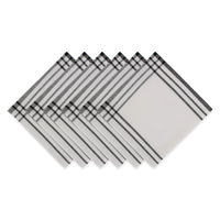 Black Stripe Napkins (Set of 6)