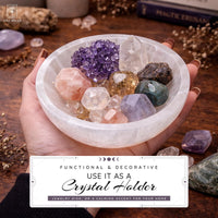White Selenite Smudge Bowl