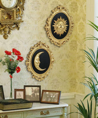 Gold Sun & Moon Wall Decor (Set of 2)