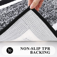 Black Bath Mat (Set of 3)