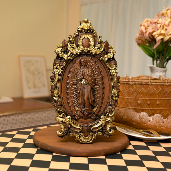 Wooden Our Lady of Guadalupe