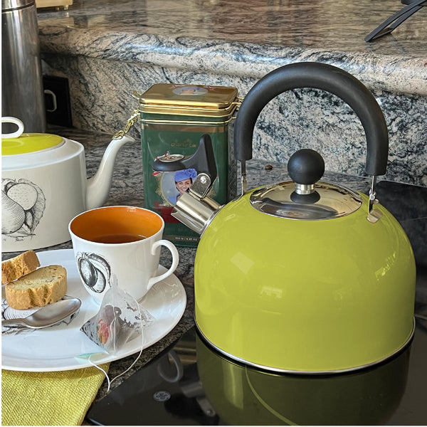 Pastel Yellow Tea Kettle