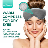 Gray Heated Eye Mask