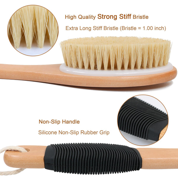 Stiff Bristle Back Scrub Brush
