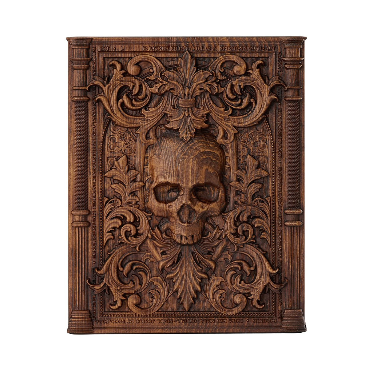 Wooden Skull Wall Decor