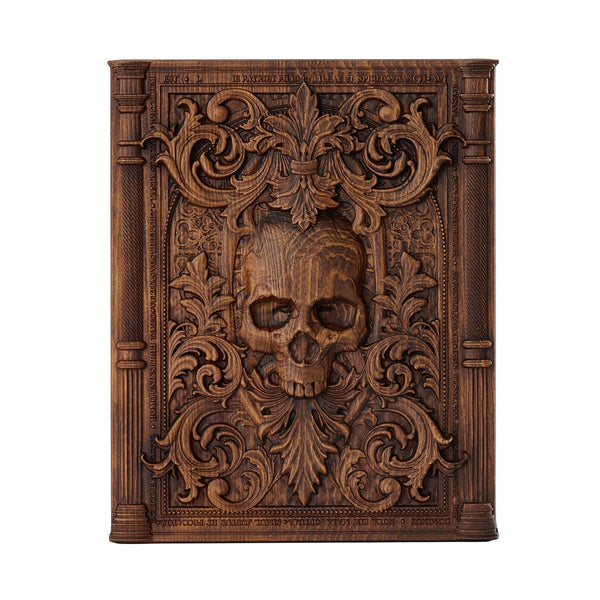 Wooden Skull Wall Decor