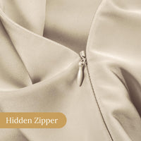 Beige Mulberry Silk Pillowcase