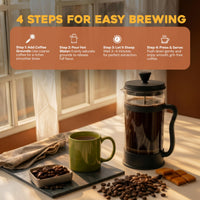 Black Glass French Press