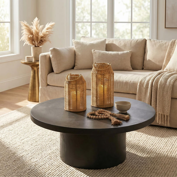 Jute Boho Lanterns (Set of 2)