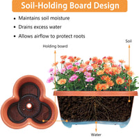 Red Vertical Garden Planter