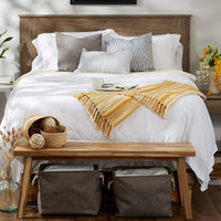 Honey Gold Braided Throw