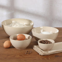 Gray Stoneware Nesting Bowls (Set of 4)