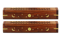 Wood Incense Burners (Set of 2)