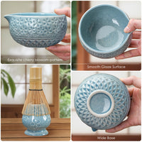 Sakura Blue Matcha Whisk Set (Set of 7)