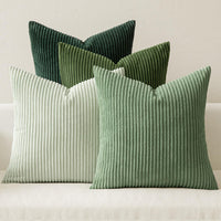 Forest Green Corduroy Pillow Cover (Set of 4)