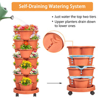 Red Vertical Garden Planter