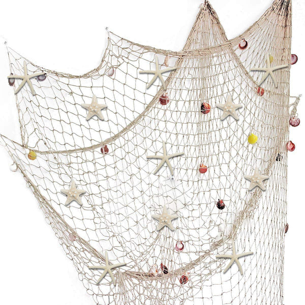 Beige Fish Net Decor (Set of 10)