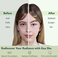Green Gua Sha Tools (Set of 4)