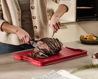 Red Double-Sided Cutting Board