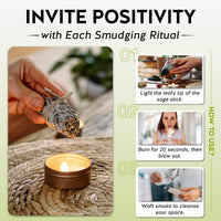 White Sage Smudge Sticks (Set of 3)