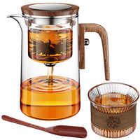 Glass Teapot with Infuser Brown