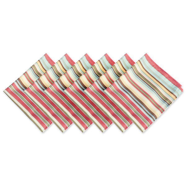 Sunset Stripe Napkins (Set of 6)
