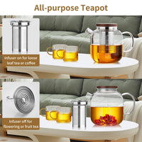 Glass Teapot with Mesh Infuser