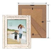 Distressed White Picture Frame