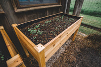 Natural Wood Raised Garden Bed