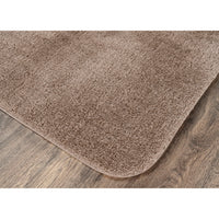 Taupe Plush Bath Rug