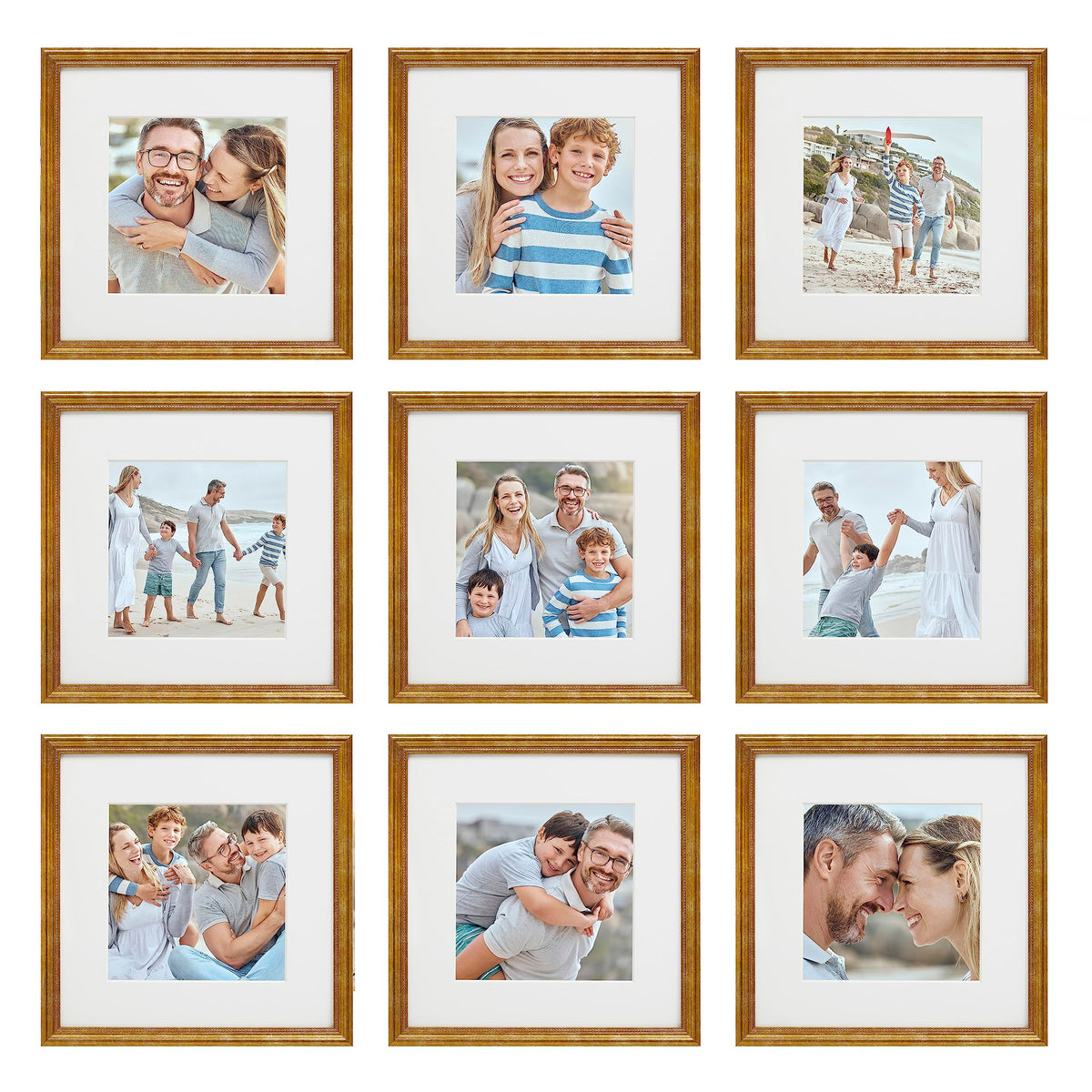 Bronze Gallery Wall Frames (Set of 9)