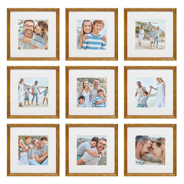 Bronze Gallery Wall Frames (Set of 9)