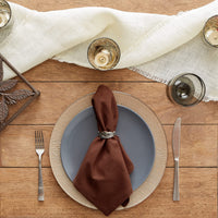 Bark Brown Napkins (Set of 6)