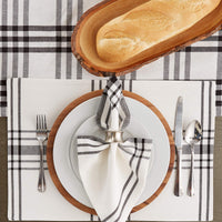 Black Stripe Napkins (Set of 6)